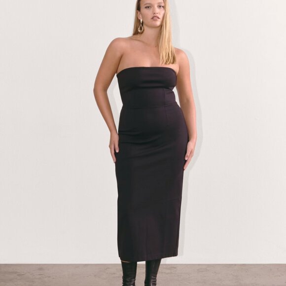 NWT Everlane The Dream Strapless Dress in Black Size Small - Picture 2 of 14
